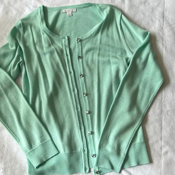 New York and company Small mint green cardigan - Picture 3 of 3